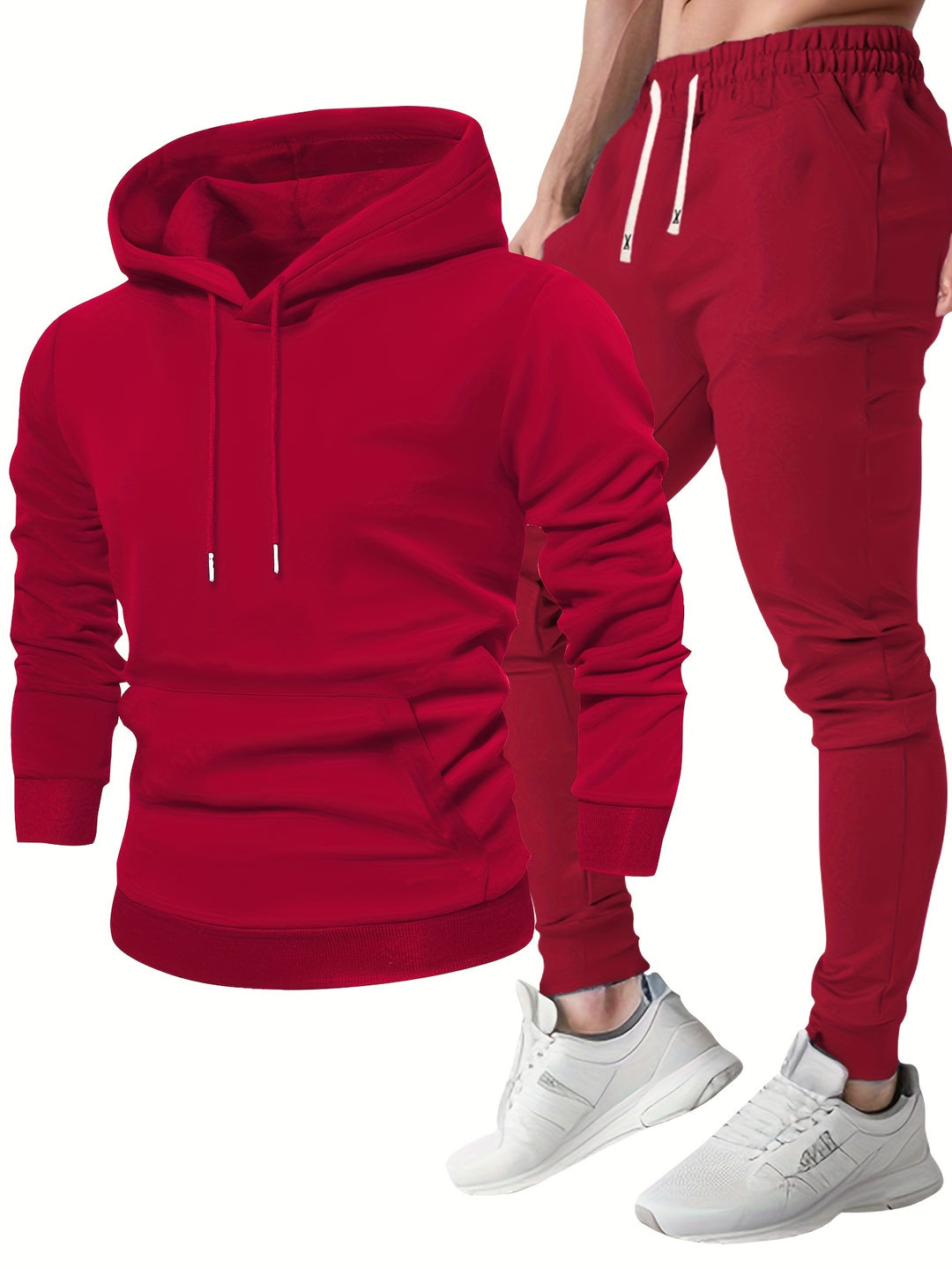 Heren Sportset met Hoodie en Joggingbroek voor Comfort en Bewegingsvrijheid 6