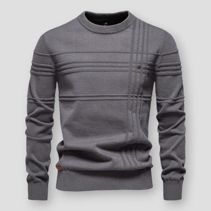 Heren Trui met Ronde Hals en Duurzaam Comfort 0