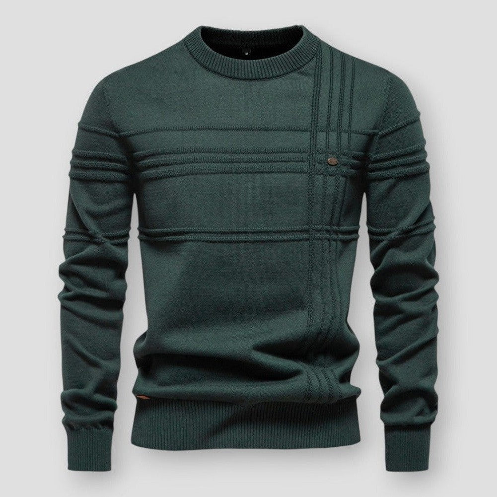 Heren Trui met Ronde Hals en Duurzaam Comfort 3