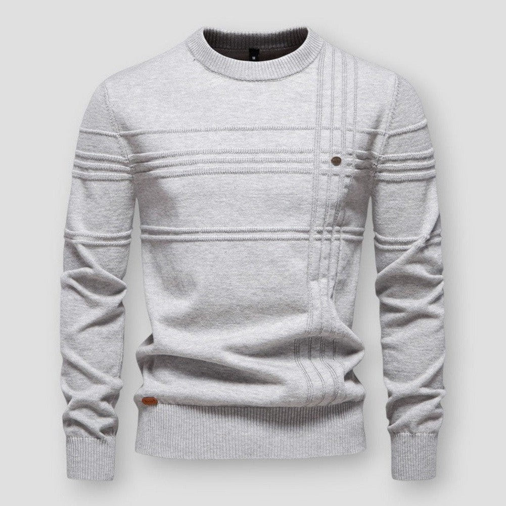 Heren Trui met Ronde Hals en Duurzaam Comfort 4