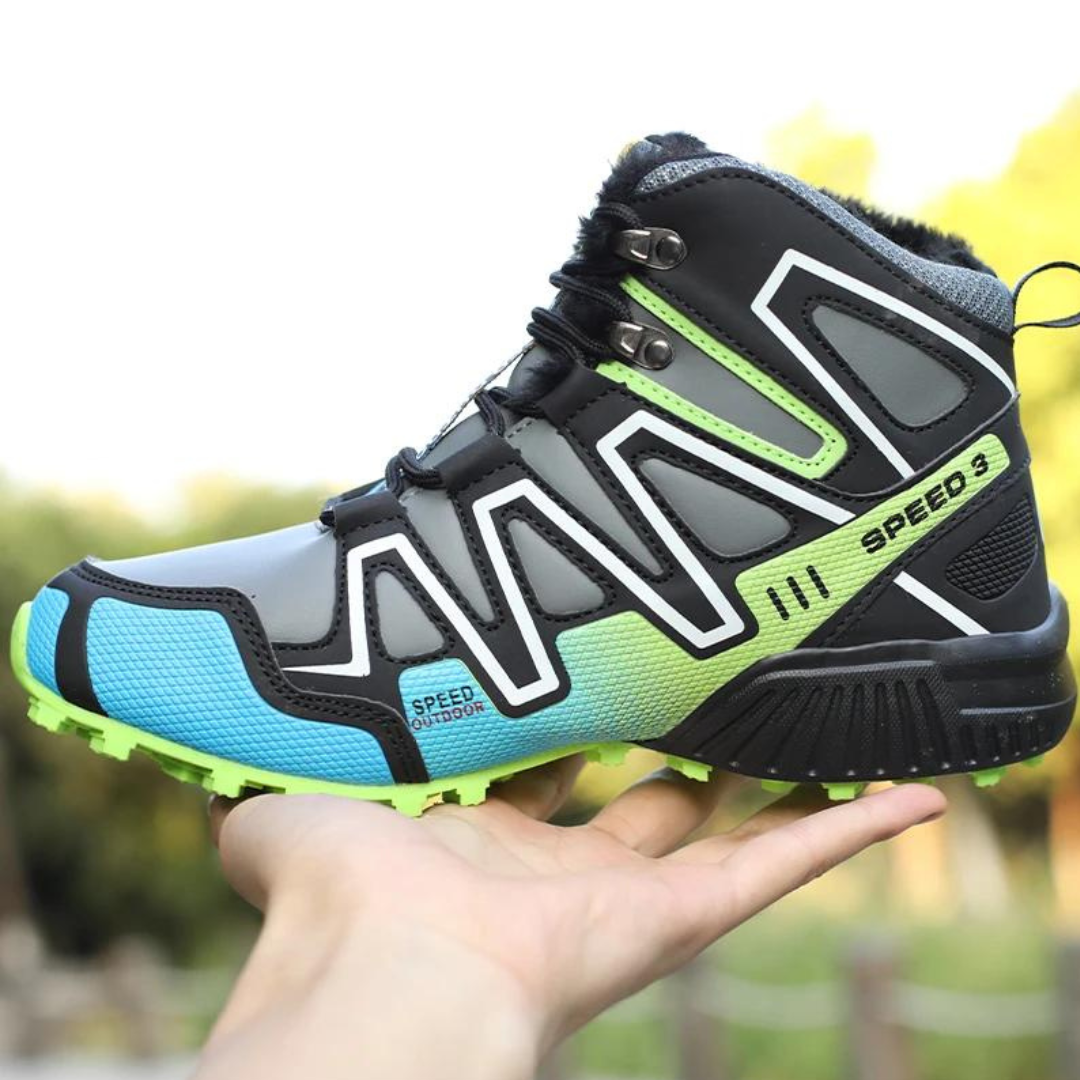 Heren Wandelschoenen met Antislip Zool en Warm Pluche Voering 1