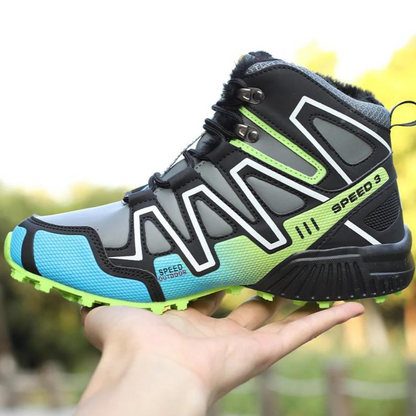 Heren Wandelschoenen met Antislip Zool en Warm Pluche Voering 1