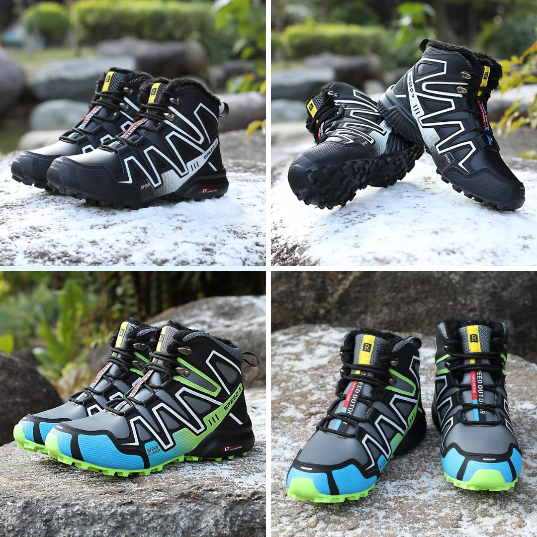 Heren Wandelschoenen met Antislip Zool en Warm Pluche Voering 8