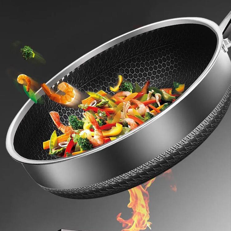 Hoogwaardige Roestvrijstalen Braadpan met Ergonomische Handgreep en Inductie Compatibiliteit 1