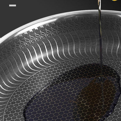 Hoogwaardige Roestvrijstalen Braadpan met Ergonomische Handgreep en Inductie Compatibiliteit 6