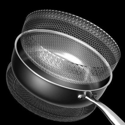 Hoogwaardige Roestvrijstalen Braadpan met Ergonomische Handgreep en Inductie Compatibiliteit 8