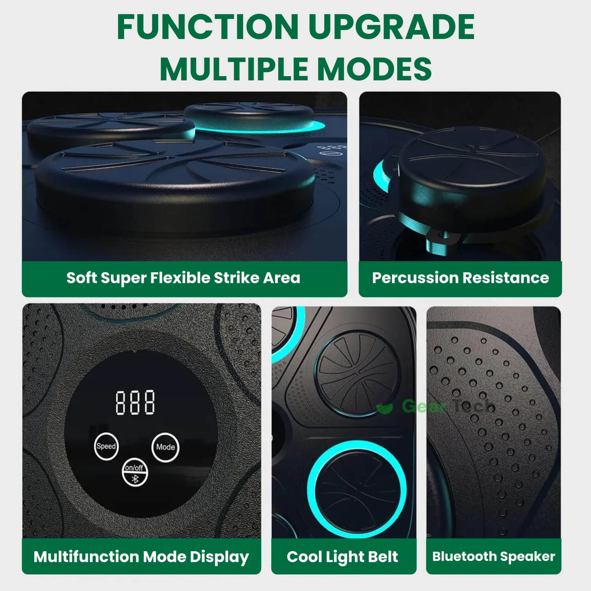 Interactieve Muziek Boksmachine met Aanpasbare Snelheid en Bluetooth Connectiviteit 2