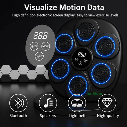 Interactieve Muziek Boksmachine met Aanpasbare Snelheid en Bluetooth Connectiviteit 7