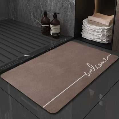 Klassieke Antislip Badmat met Sneldrogende Eigenschappen en Hoog Absorptievermogen 2