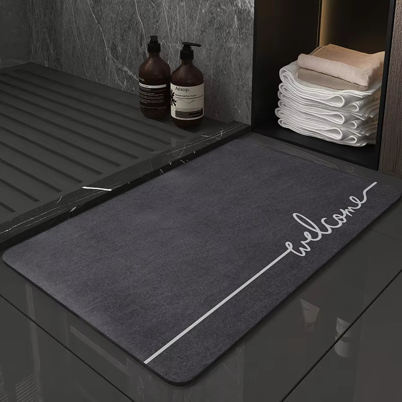 Klassieke Antislip Badmat met Sneldrogende Eigenschappen en Hoog Absorptievermogen 4