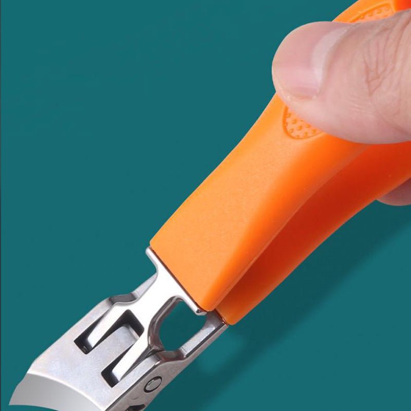 Krachtige Nagelknipper voor Dikke en Ingrowende Nagels met Ergonomisch Ontwerp en Antispatbescherming 4