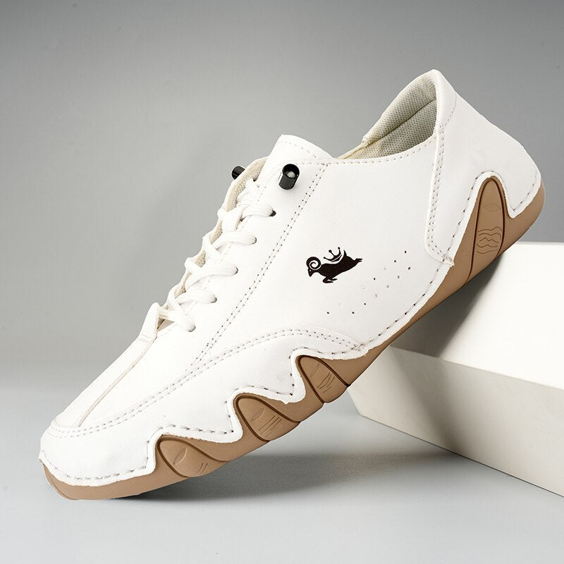 Leren Barefoot Schoenen met Flexibele Zool en Waterdichte Eigenschappen voor Unisex 1