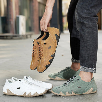 Leren Barefoot Schoenen met Flexibele Zool en Waterdichte Eigenschappen voor Unisex 2