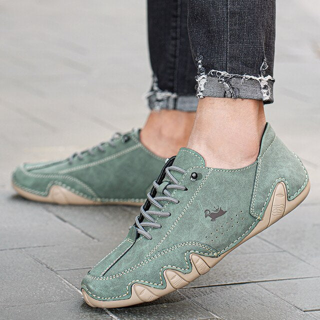 Leren Barefoot Schoenen met Flexibele Zool en Waterdichte Eigenschappen voor Unisex 4