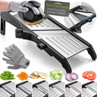 Verstelbare Mandoline met Wafelmes