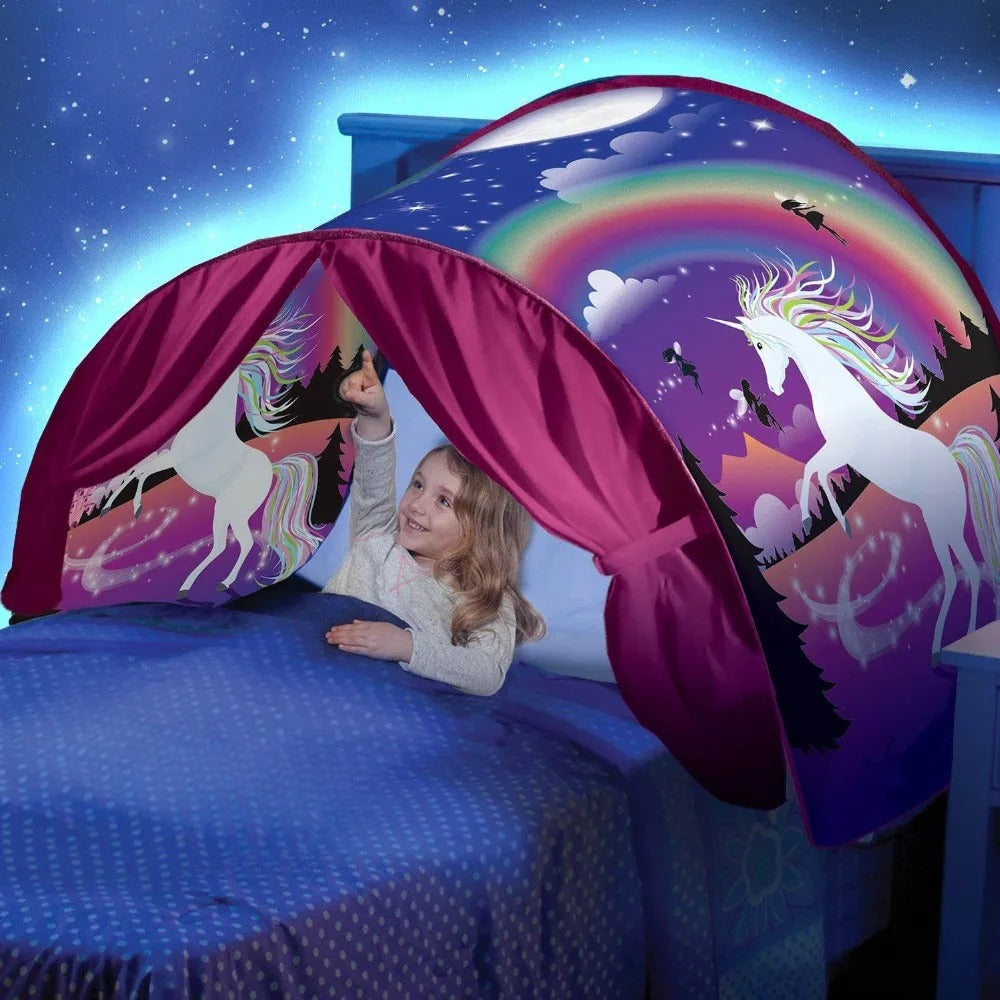 Opvouwbare Bedtent voor Kinderen met Ademend Materiaal en Eenvoudige Montage 0