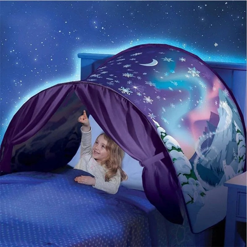 Opvouwbare Bedtent voor Kinderen met Ademend Materiaal en Eenvoudige Montage 2