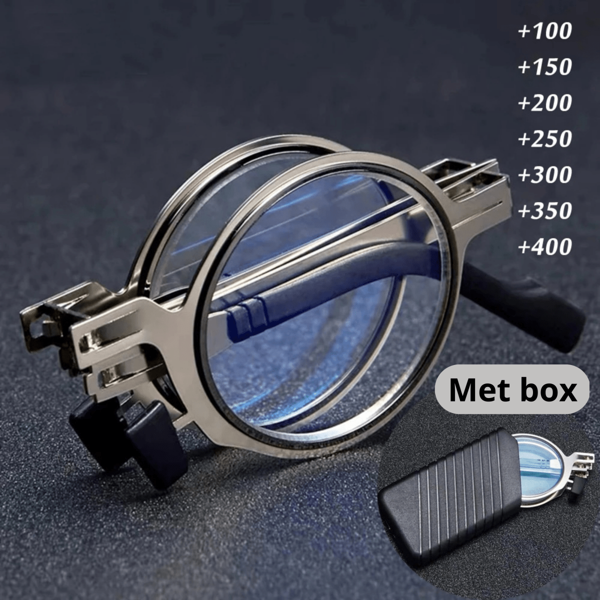 Opvouwbare Leesbril met Blauwlichtfilter en Compact Etui voor Onderweg 3