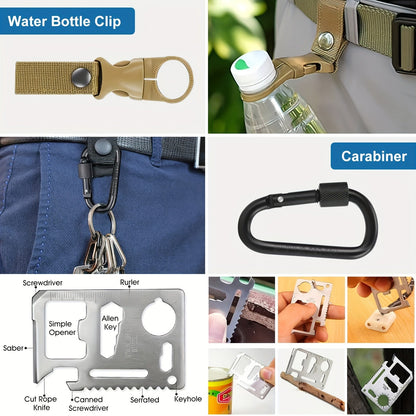 Outdoor Overlevingskit met Essentiële Tools voor Kamperen en Hiking 1