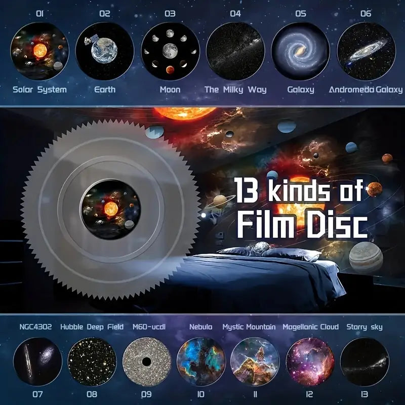 Planetarium Galaxy Projector met 360° Dekking en Aanpasbare Helderheid 8