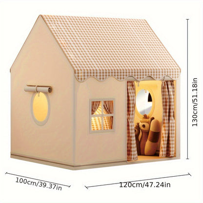 Ruim Binnenspeelhuis met Aantrekkelijke Kleuren en Creatieve Mogelijkheden 3