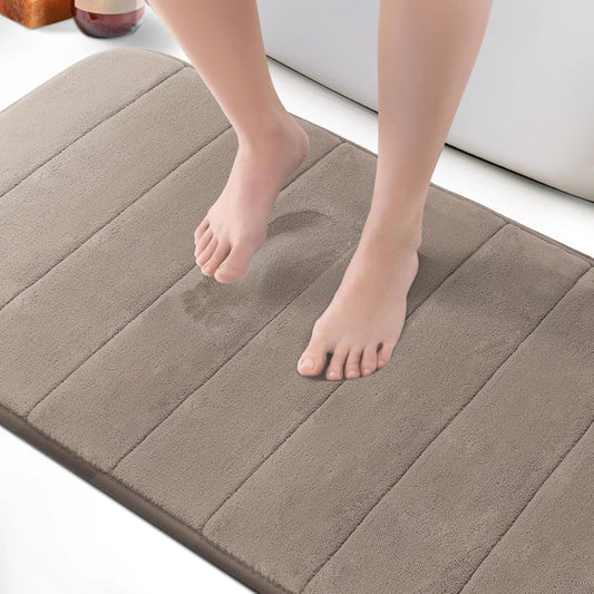 Snel Absorberende Badmat met Antislip en Comfortabel Voetgevoel van Traagschuim 0