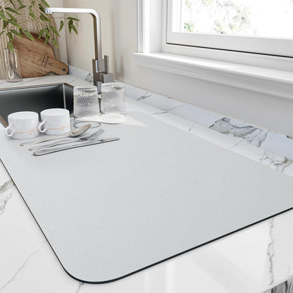 Sneldrogende Afwasmat van Super Absorberend Diatomiet voor Keuken met 10 Minuten Droogtijd 5