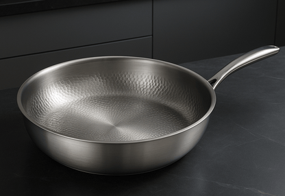 Titanium Koekenpan met Gelijkmatige Warmteverdeling en Hittebestendigheid tot 548°C 0