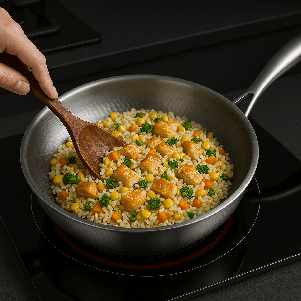 Titanium Pan with Extreme Heat Resistance and Durable Design 3