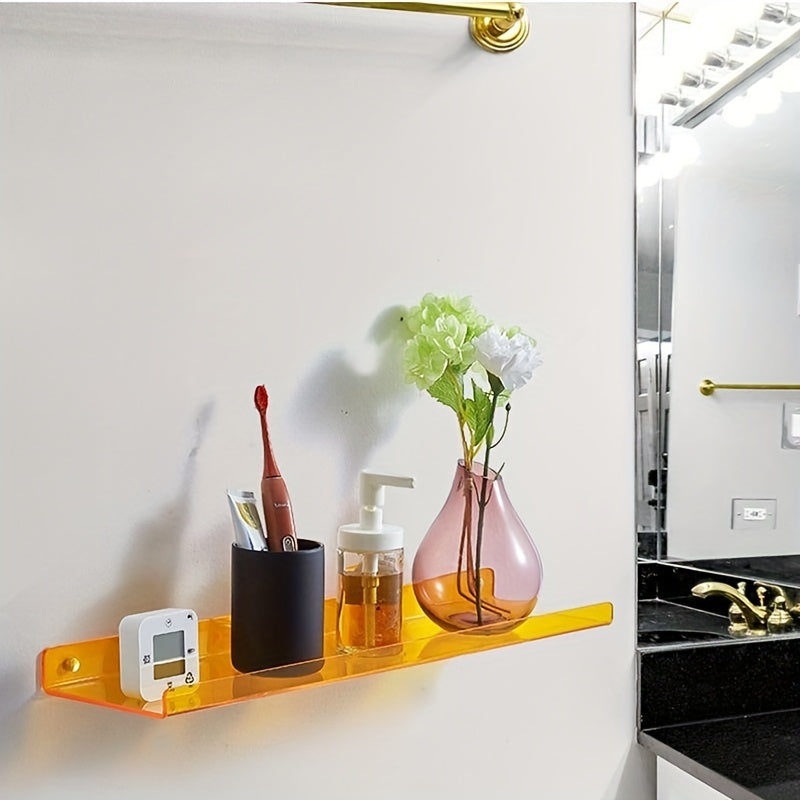 Acryl Wandplank Set van 2 Transparant voor Decoratie en Opbergen
