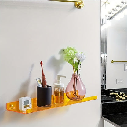 Acryl Wandplank Set van 2 Transparant voor Decoratie en Opbergen