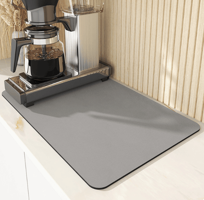 Afdruipmat Sneldrogend Absorberende Keukenmat met Antislip Rubberen Onderkant ##POS:4##