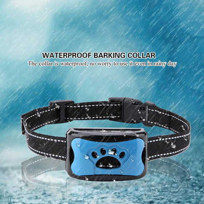 Anti-blaf Halsband voor Honden met Geluid en Vibratie Zonder Schok USB Oplaadbaar
