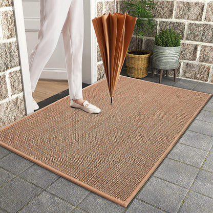 Antislip Deurmat Gevlochten Patroon Wasbaar voor Binnen en Buiten