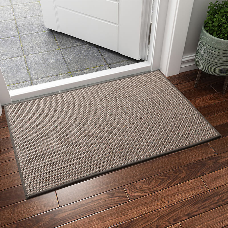 Antislip Deurmat Gevlochten Patroon Wasbaar voor Binnen en Buiten