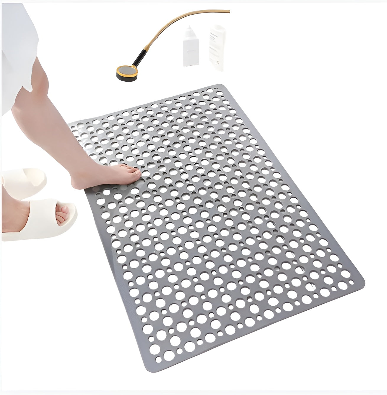 Antislip Douchemat voor Douche en Bad met Zuignappen