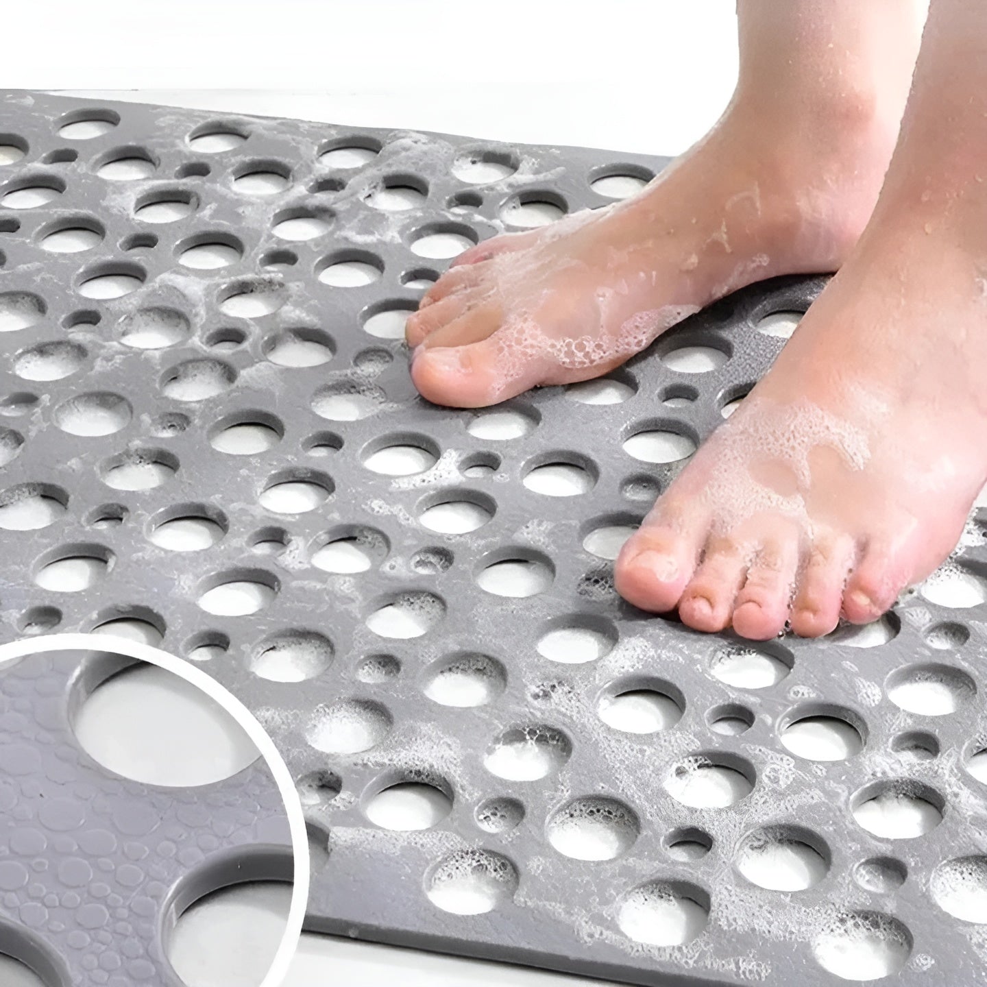 Antislip Douchemat voor Douche en Bad met Zuignappen