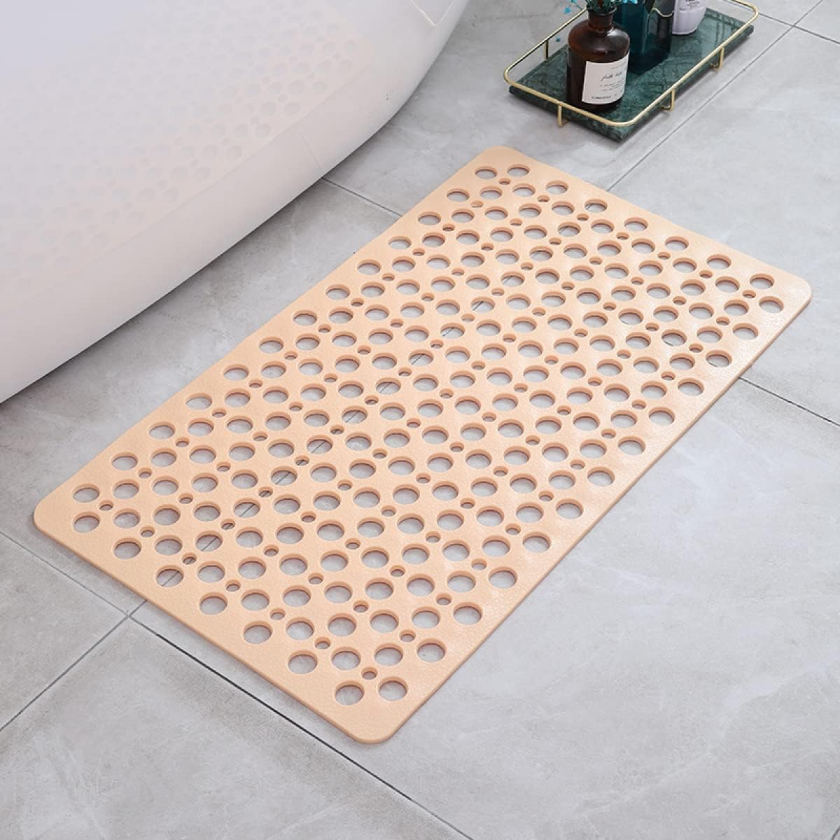 Antislip Douchematje met Zuignappen en Afvoergaten voor Douche en Bad