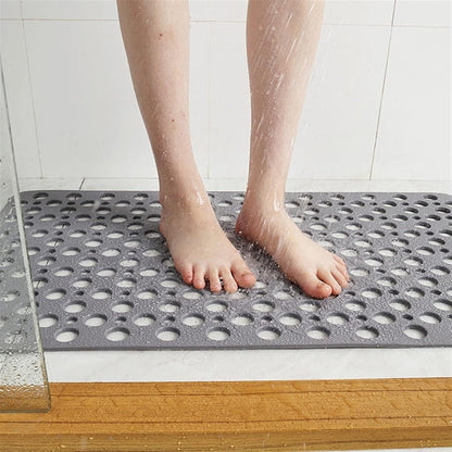 Antislip Douchematje voor Douche en Bad met Zuignappen en Afvoergaten