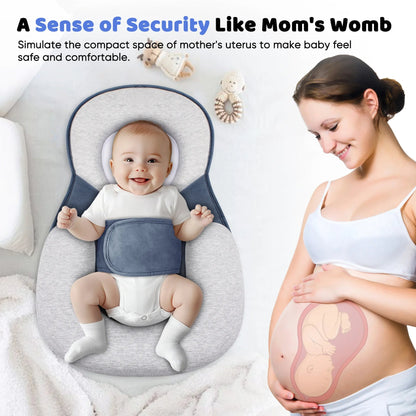 Babymatrasje Anti-Reflux Verhoogd met 15° Helling en Verstelbare Beenrol