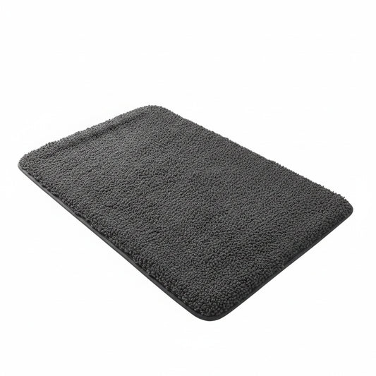 Badmat Antislip met Dikke Chenille Vezels en Antislip Onderkant