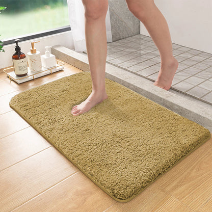 Badmat Antislip met Dikke Chenille Vezels en Antislip Onderkant