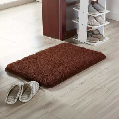 Badmat Antislip met Dikke Pluche Vloer en Snelabsorberende Onderkant