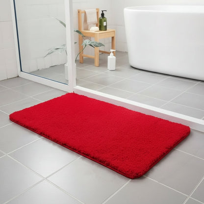 Badmat Antislip met Dikke Pluche Vloer en Snelabsorberende Onderkant