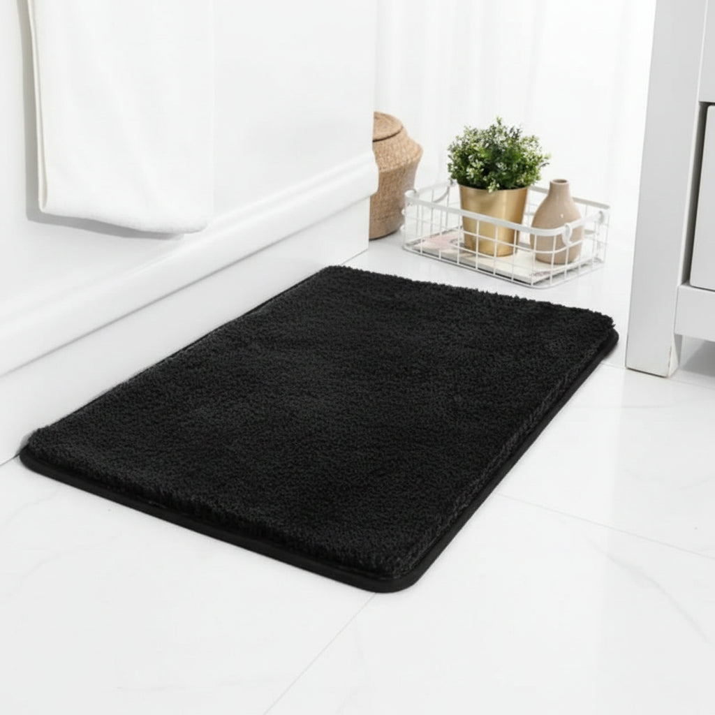 Badmat Antislip met Dikke Pluche Vloer en Snelabsorberende Onderkant