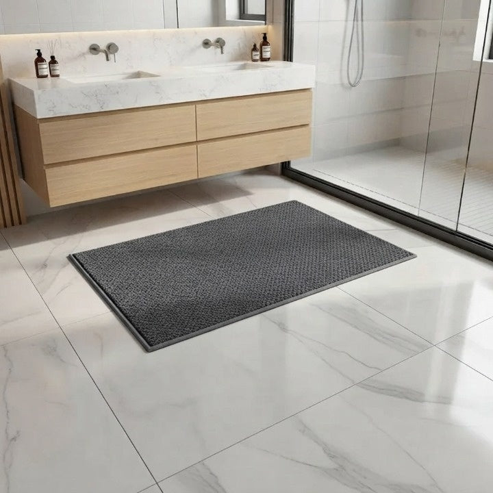 Badmat en Deurmat met Gevlochten Structuur Antislip Sneldrogend