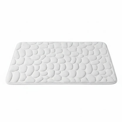 Badmat met Antislip Onderkant en Kiezelstenen Reliëfpatroon