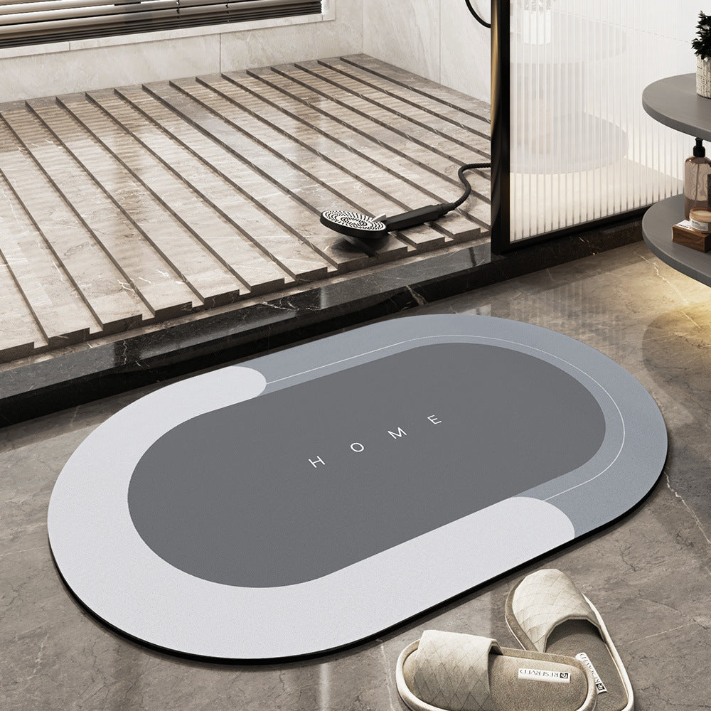 Badmat Sneldrogend Antislip met Modern Design voor Bad en Douche