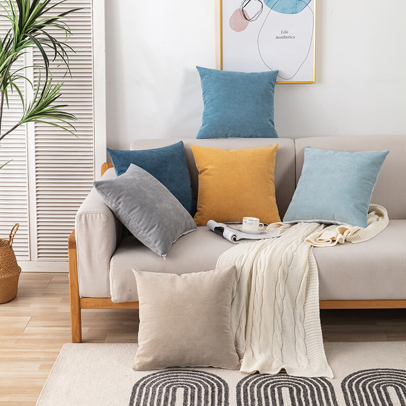 Bankhoes Antislip Beschermhoes voor Bank met Decoratieve Rand