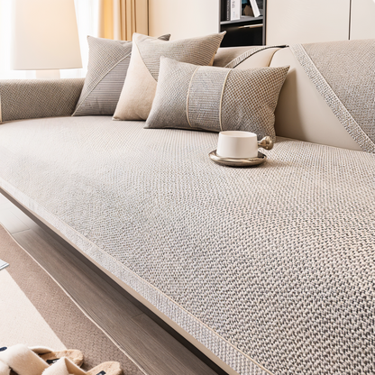Bankhoes Antislip met Gewatteerd Oppervlak voor Bank en Fauteuil